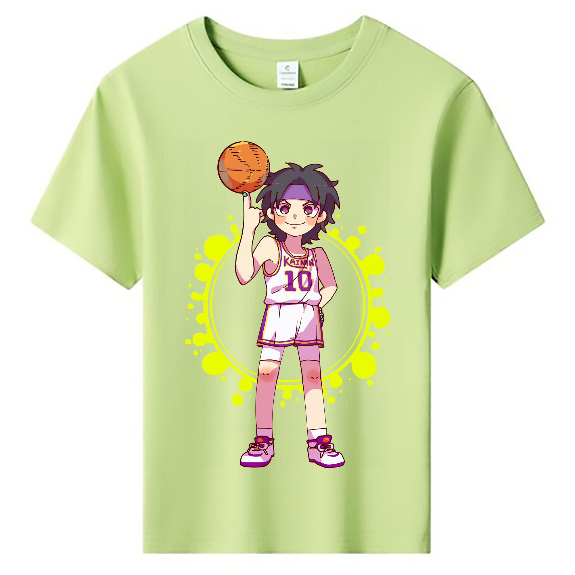 （画像用） SLAM DUNK／スラムダンク 綿100％キッズTシャツ（フロントプリント）